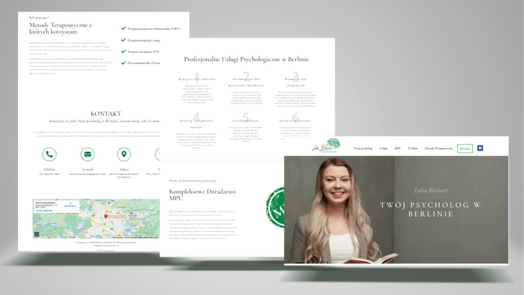 Projekt strony oneapage